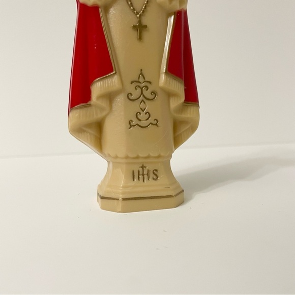 Vintage Infant Prague Child Jesus Figure Statue Crown Figurine - Picture 5 of 16